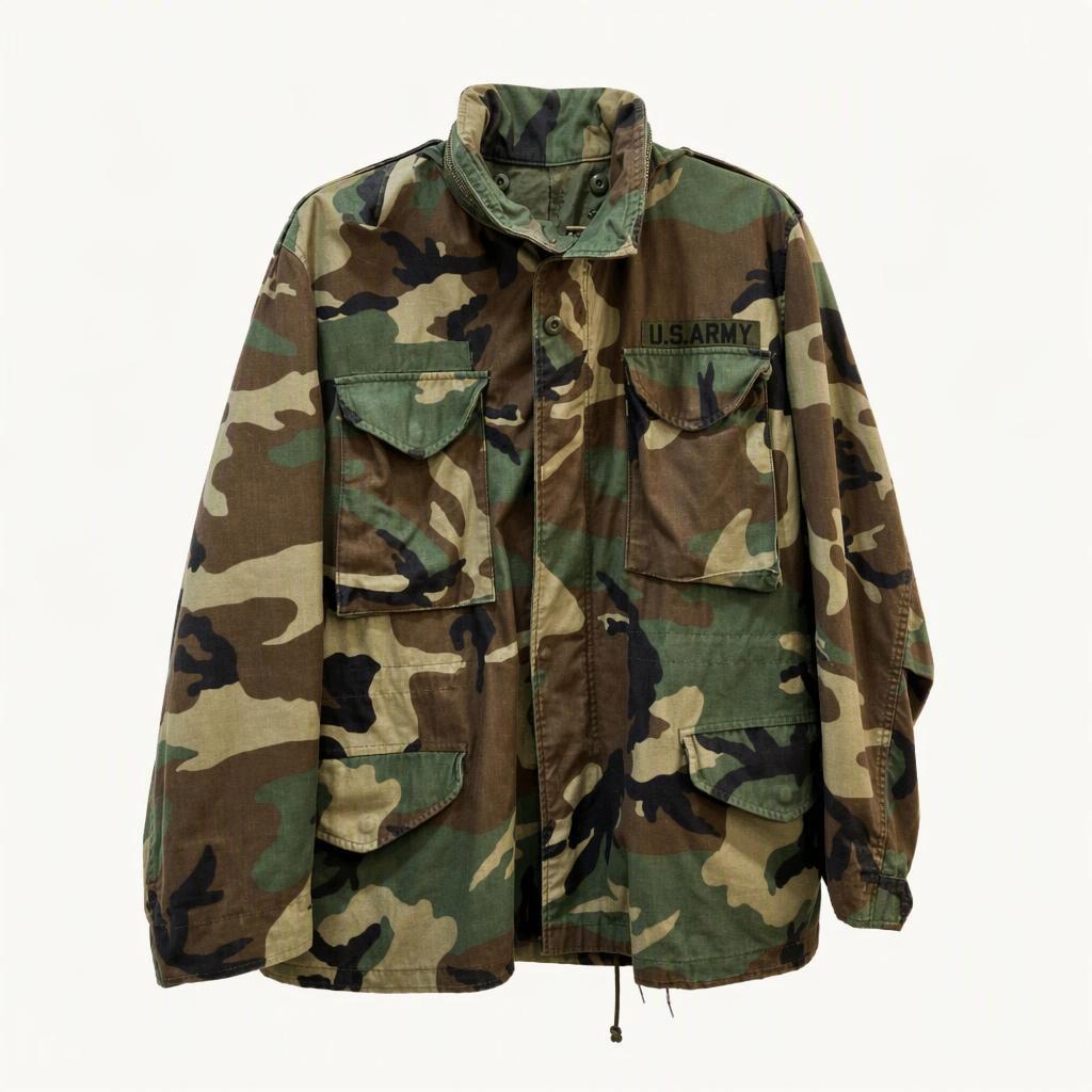 USA 미군 오리지널 M65 우드랜드 카모 필드자켓