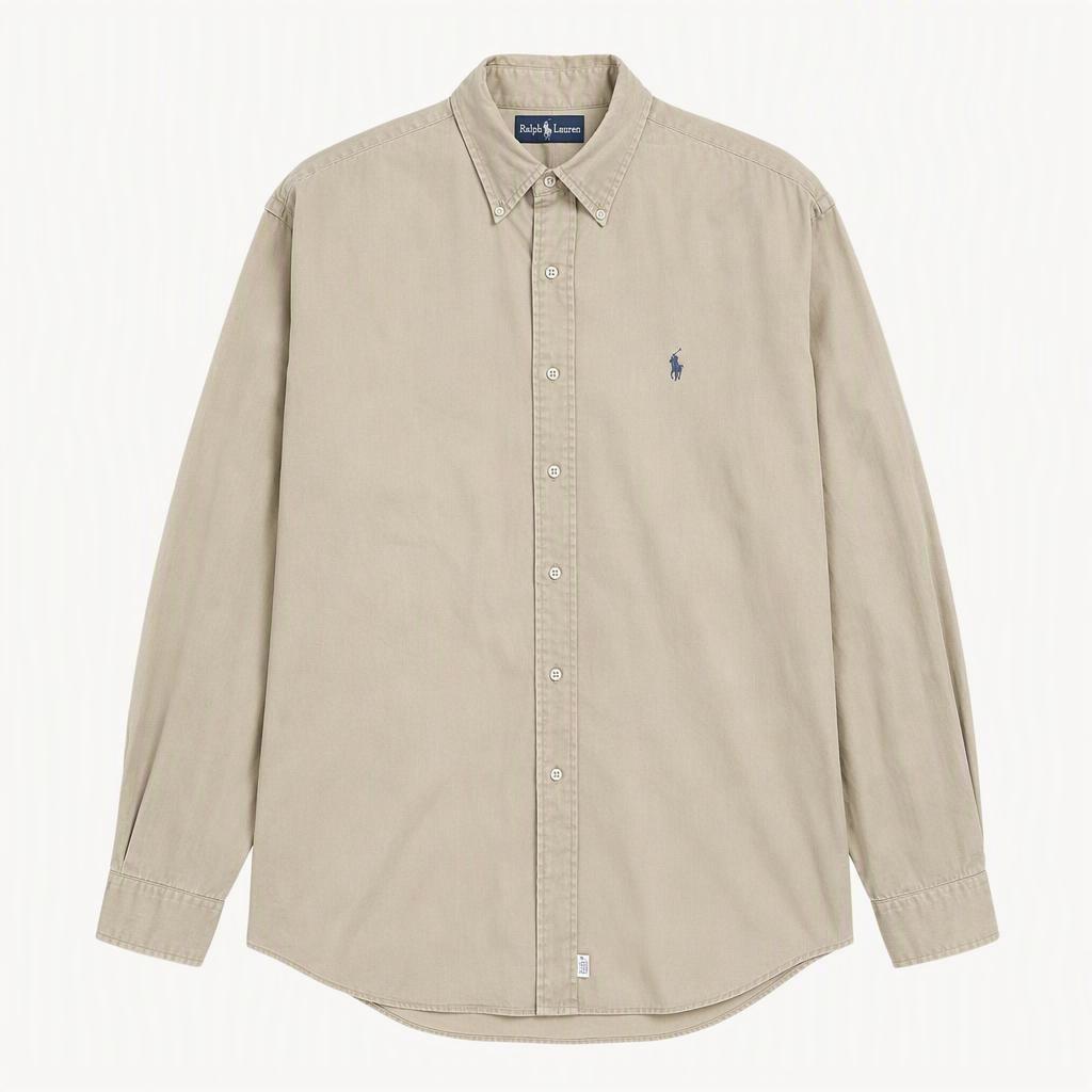 (XL-2XL) 폴로 랄프로렌 셔츠 남방 90S년대 베이지-H41689