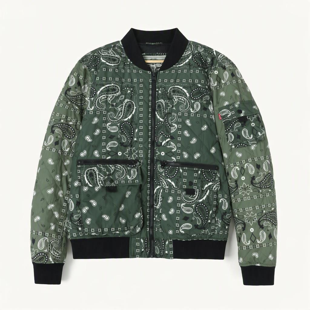 (M-XL) 리바이스 집업 바람막이 점퍼자켓 USA MA1-H40363