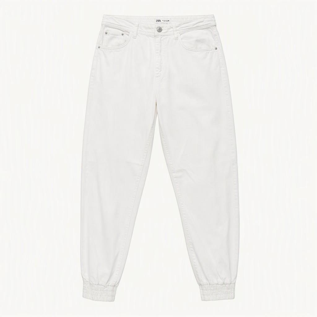 자라 THE MERCER JOGGER 조거팬츠 화이트
