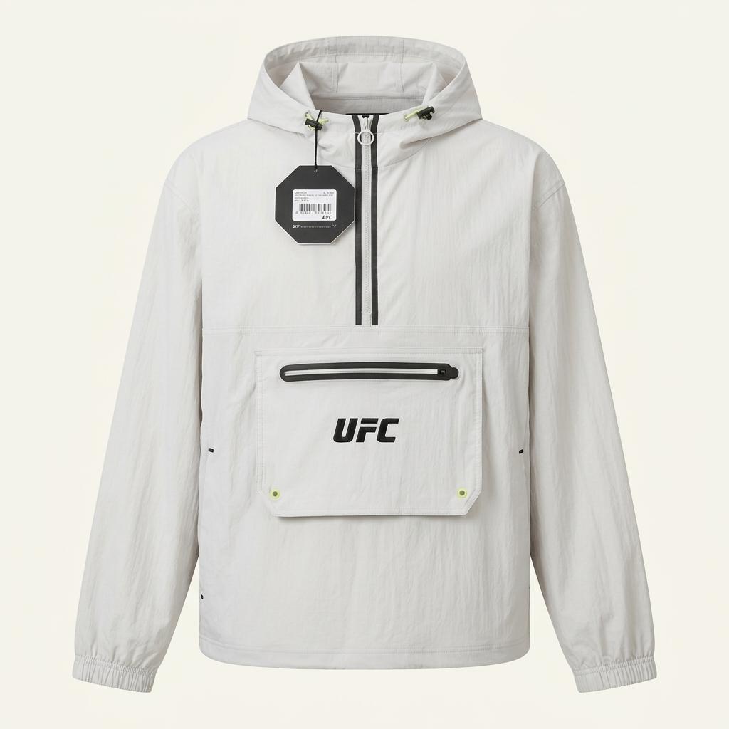 새제품)UFC 남성 워밍업릴렉스핏후드아노락자켓