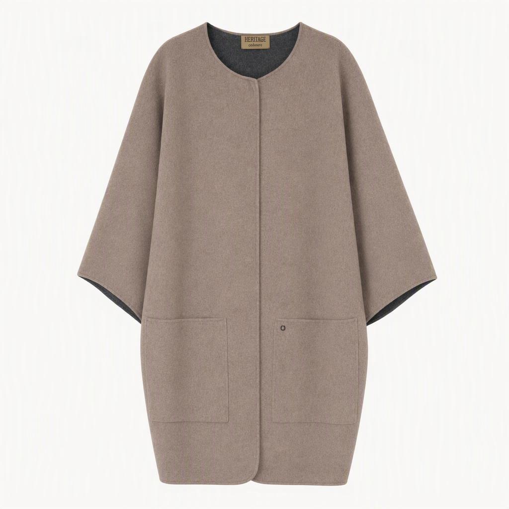 HERITAGE CASHMERE(헤리티지 캐시미어) 캐시미어 100% 롱 가디건