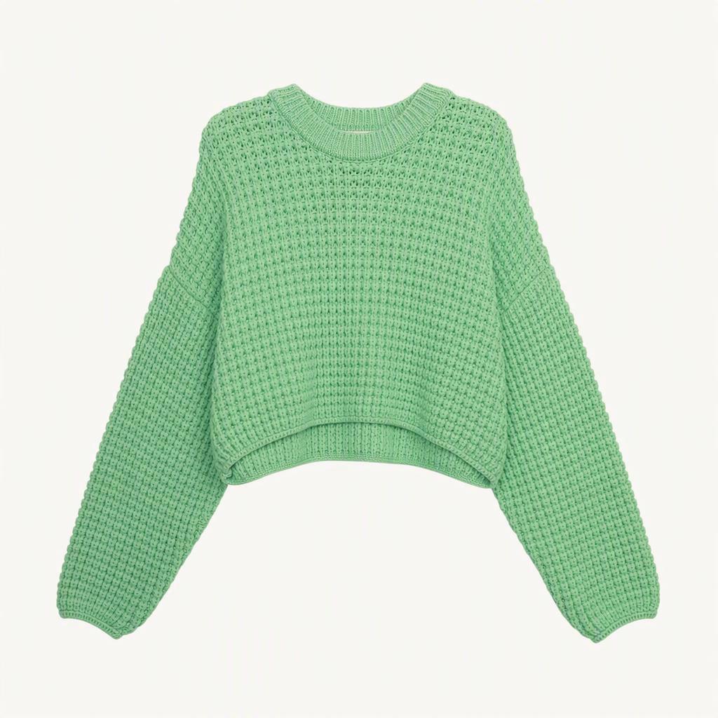 자라 ZARA 연두색 니트 EUR S (새상품) [A1455]