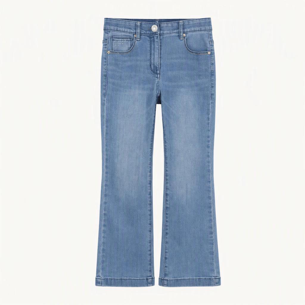 칼라거펠트 여성 스판 워싱 데님팬츠 연블루28 (HU47998)
