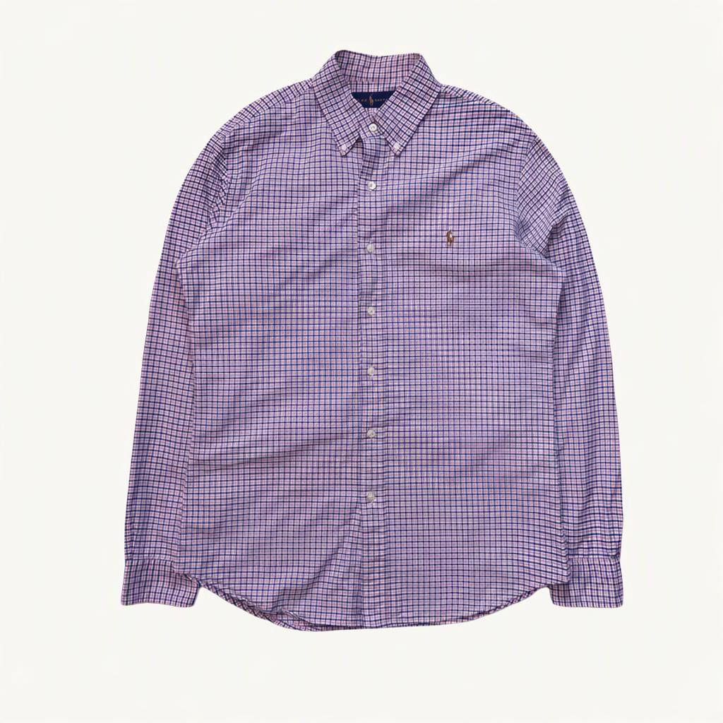 RALPH LAUREN 체크 패턴 셔츠 M