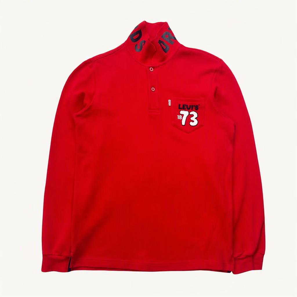 LEVI'S 1873 하이넥 롱슬리브 포켓 티셔츠 165