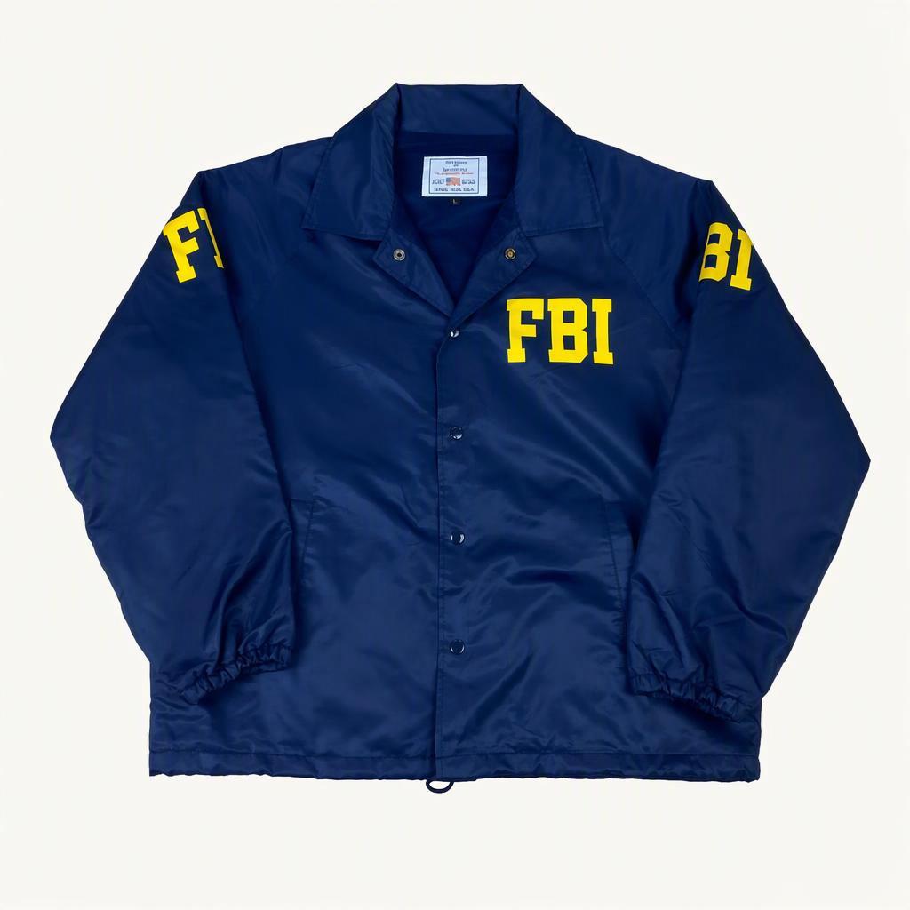 USA F.B.I 네이비 코치 자켓 (105)