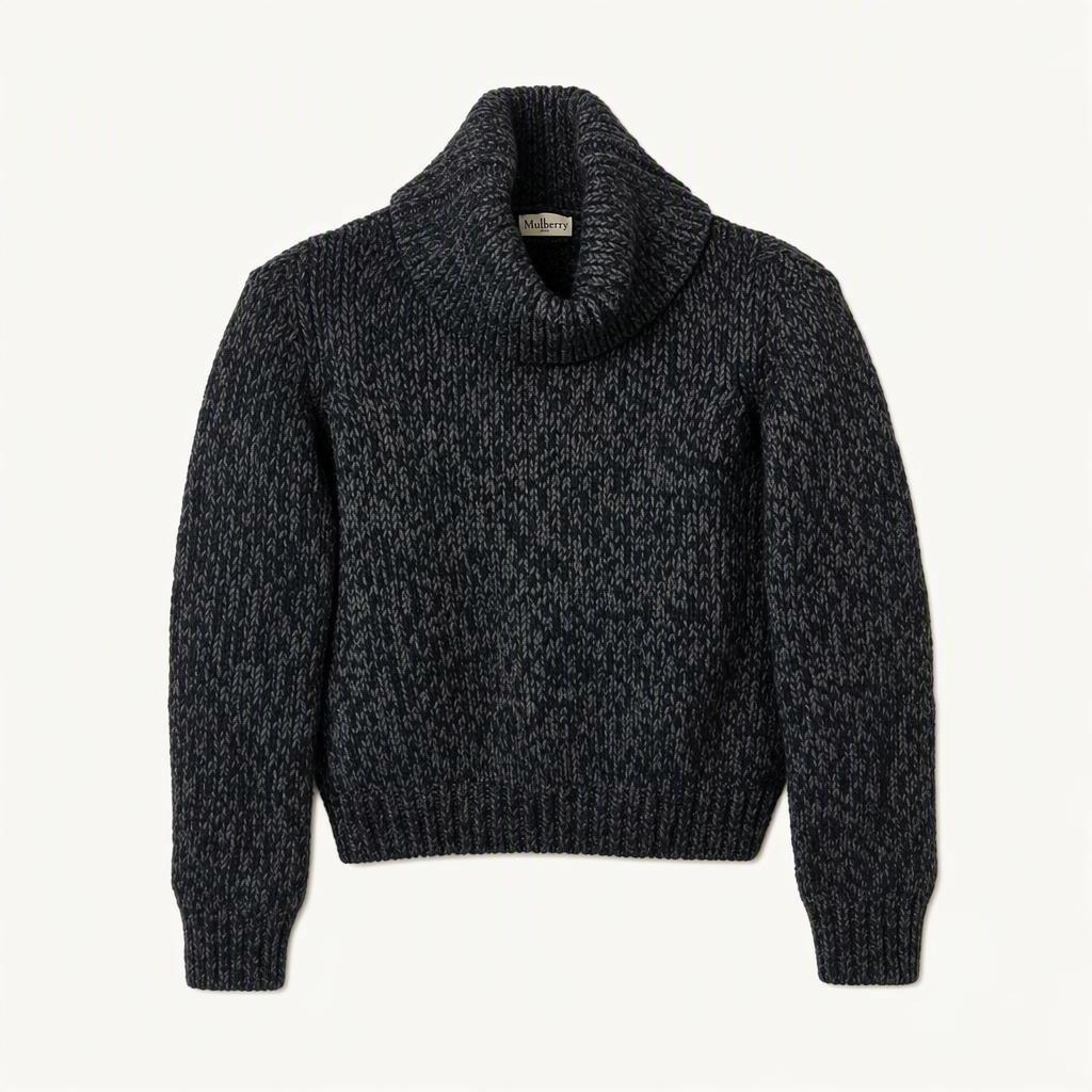 멀버리 Mulberry 버진울 터틀넥 니트 헤비웨이트 스웨터 XS (백화점 정품)
