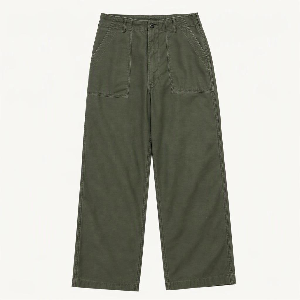 71s U.S Army OG-107 코튼 새틴 퍼티그 팬츠 32×33
