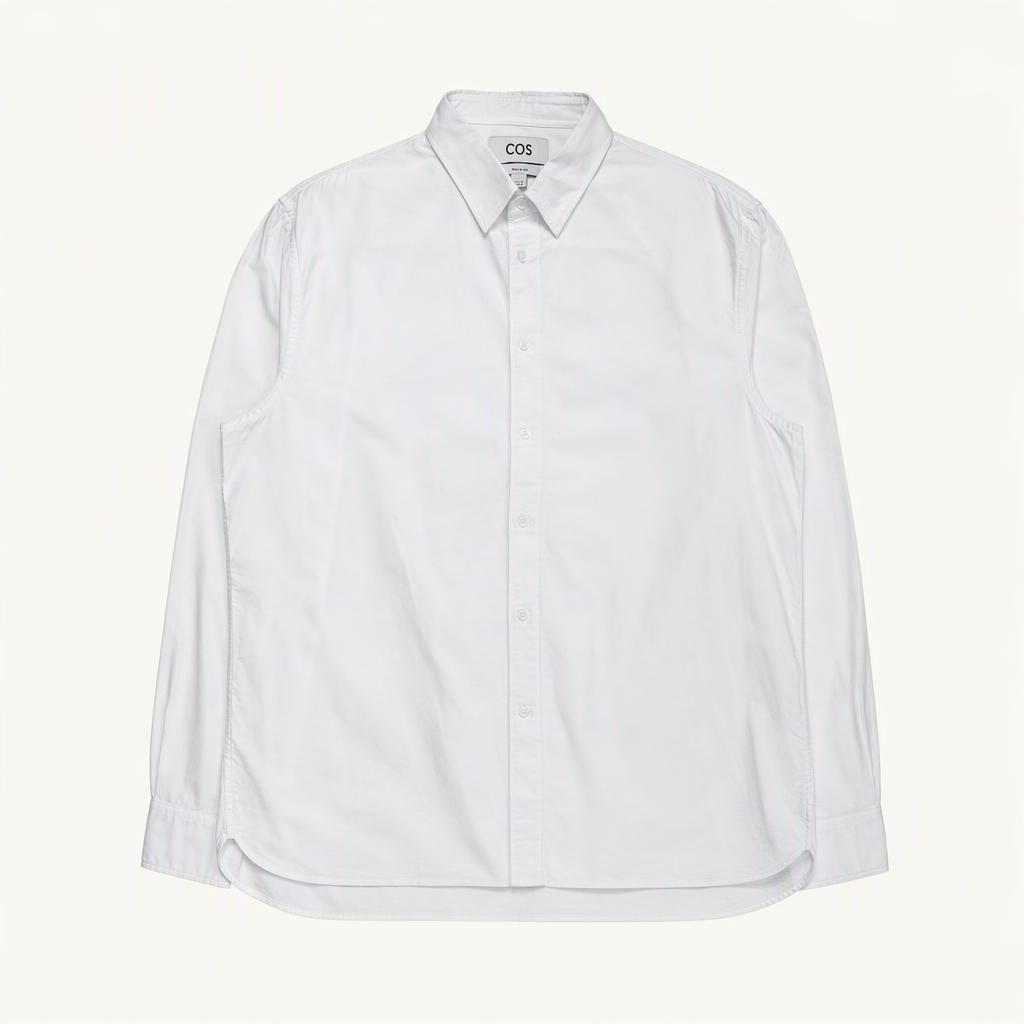 COS 화이트 옥스포드 셔츠 XL
