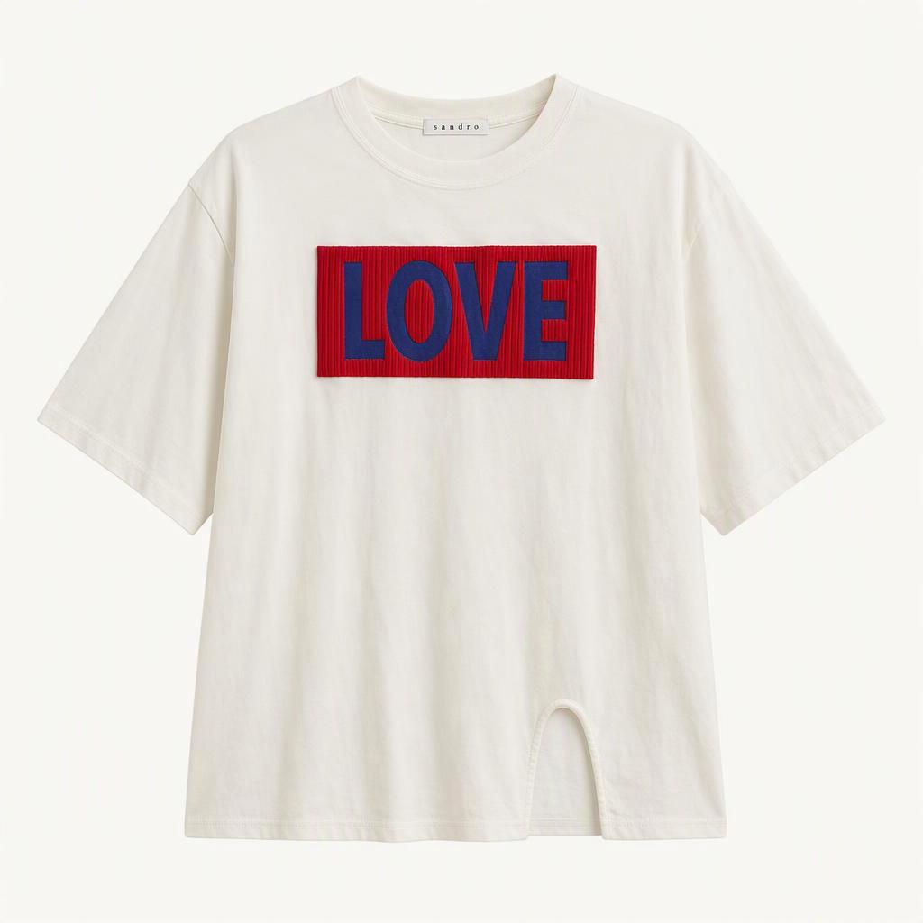 Sandro LOVE 티셔츠