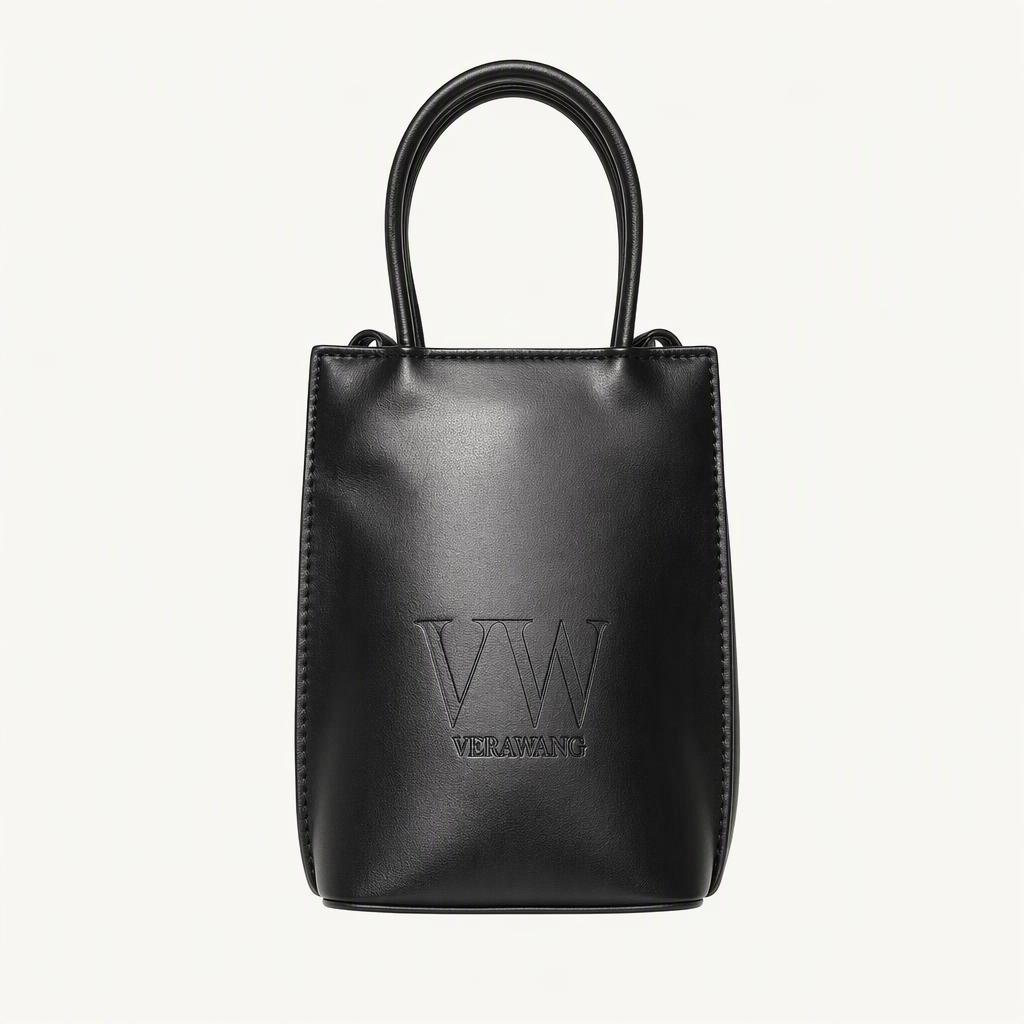 베라왕 VW 로고 레더 미니 토트백 블랙