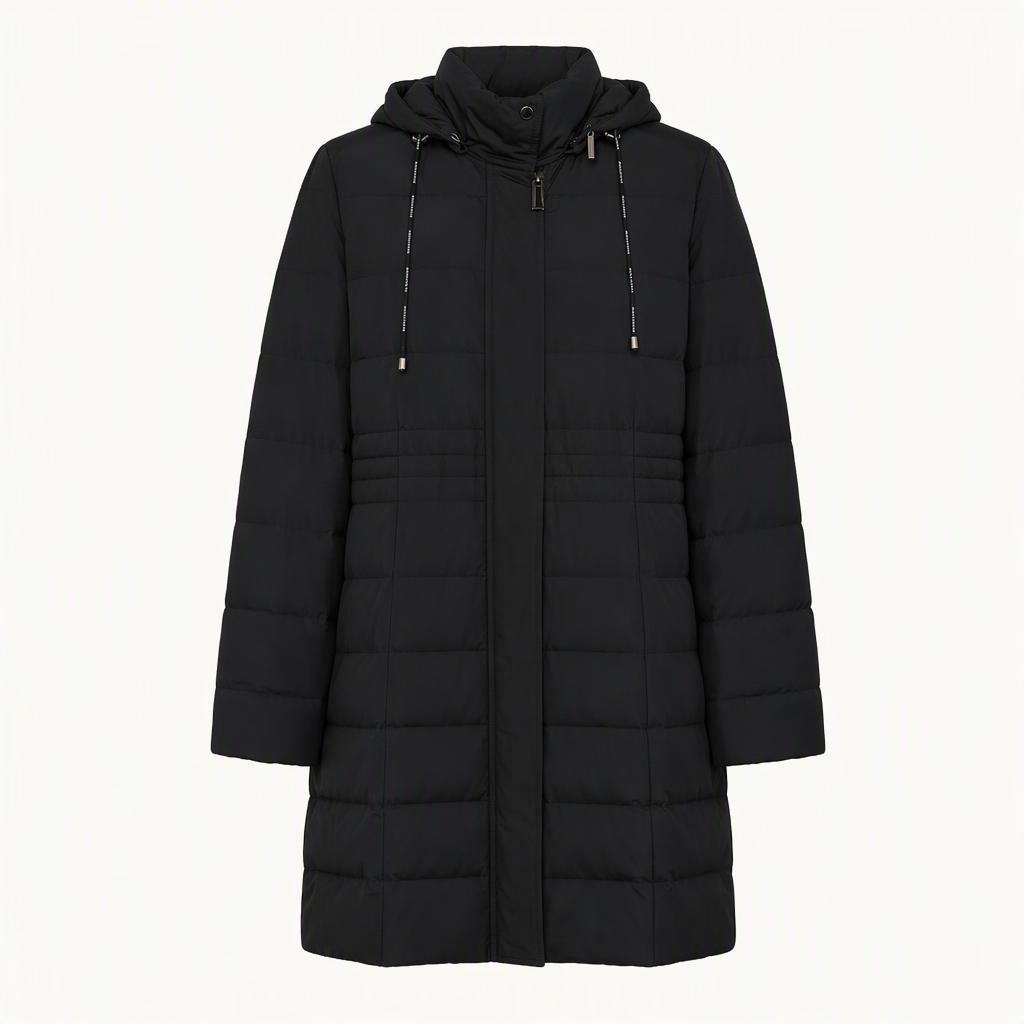 BALMAIN 발망 실크100% 다운 패딩 자켓 우먼즈 블랙