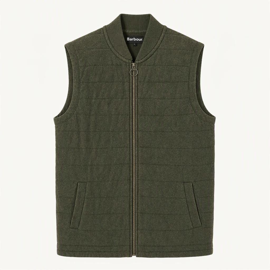바버 Barbour 퀄팅 니트 베스트 집업자켓 조끼 스웨터 L (백화점 정품)