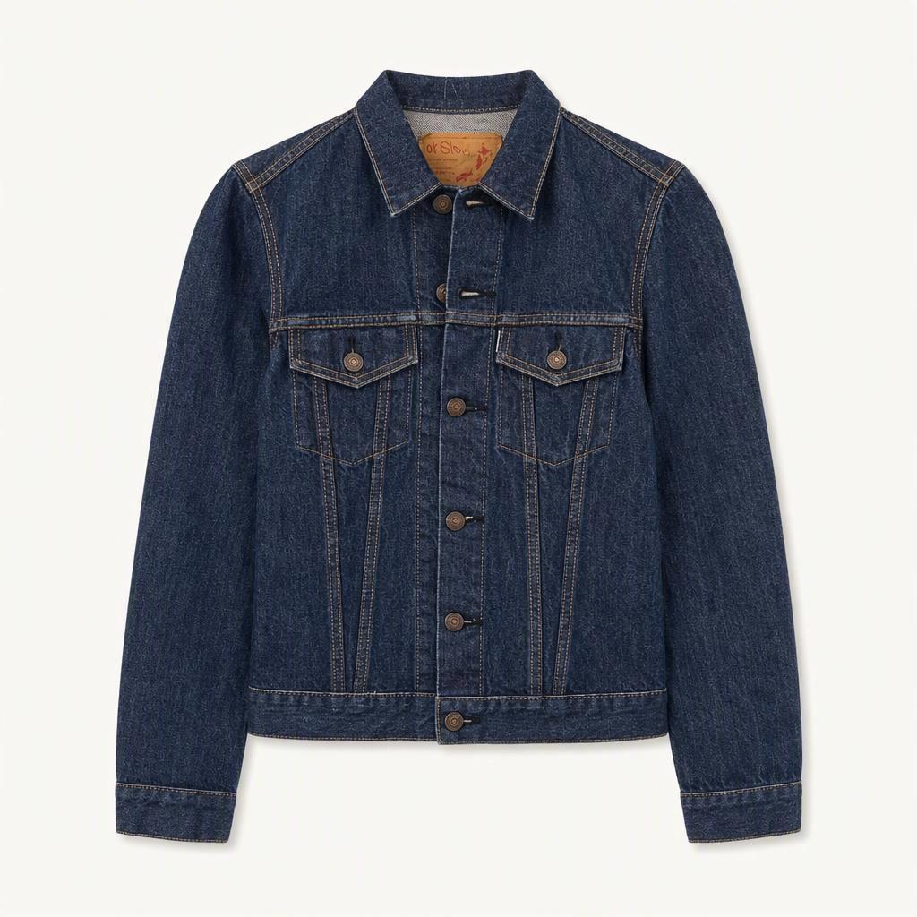 [5102] Orslow Navy trucker Jackets _d04 +f