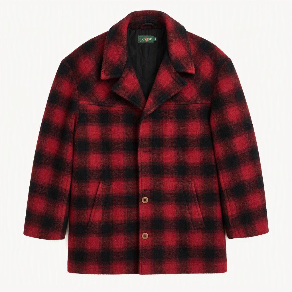 J.Crew 체크 코트