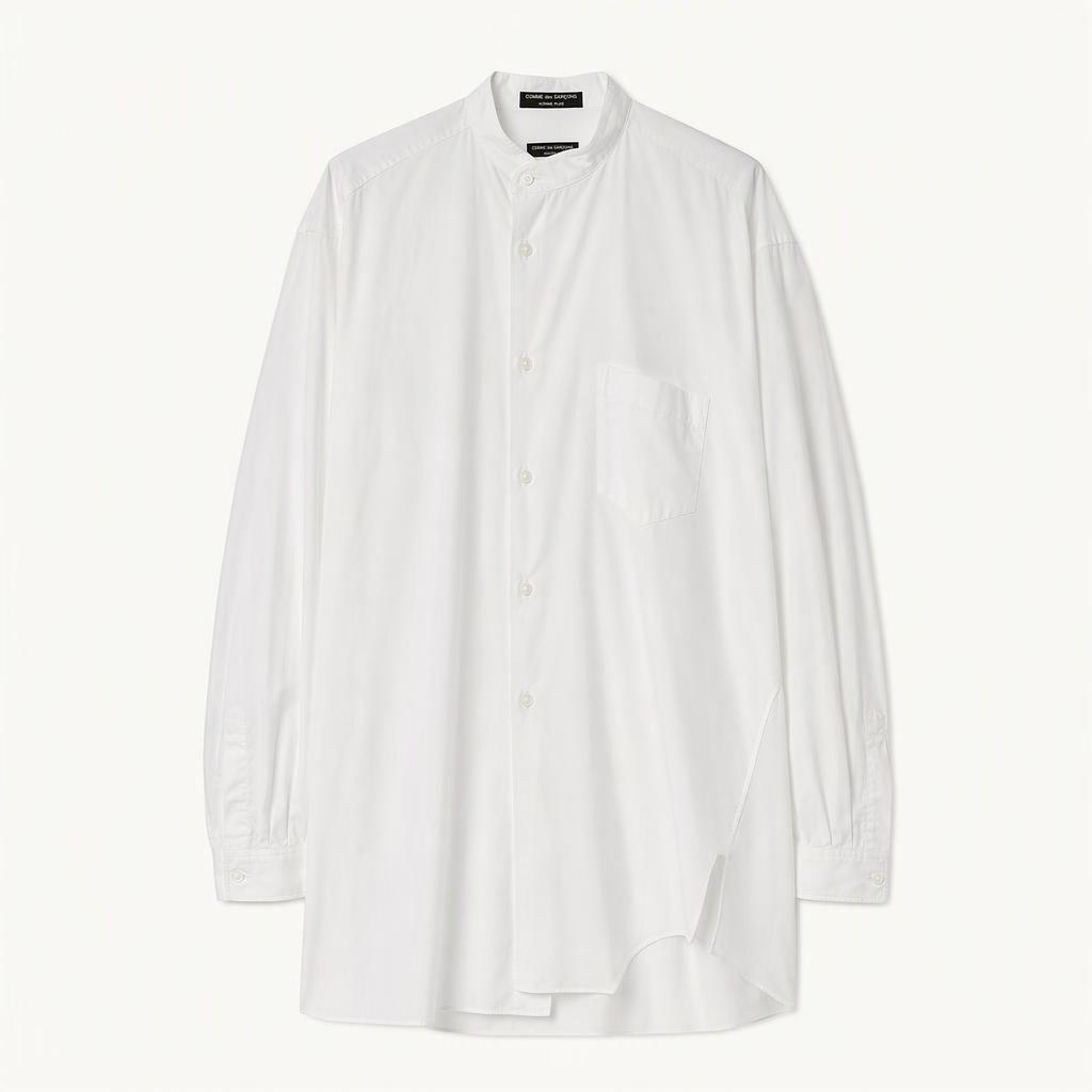 CDG Homme Plus 꼼데가르송 옴므 플러스 화이트 오버 셔츠