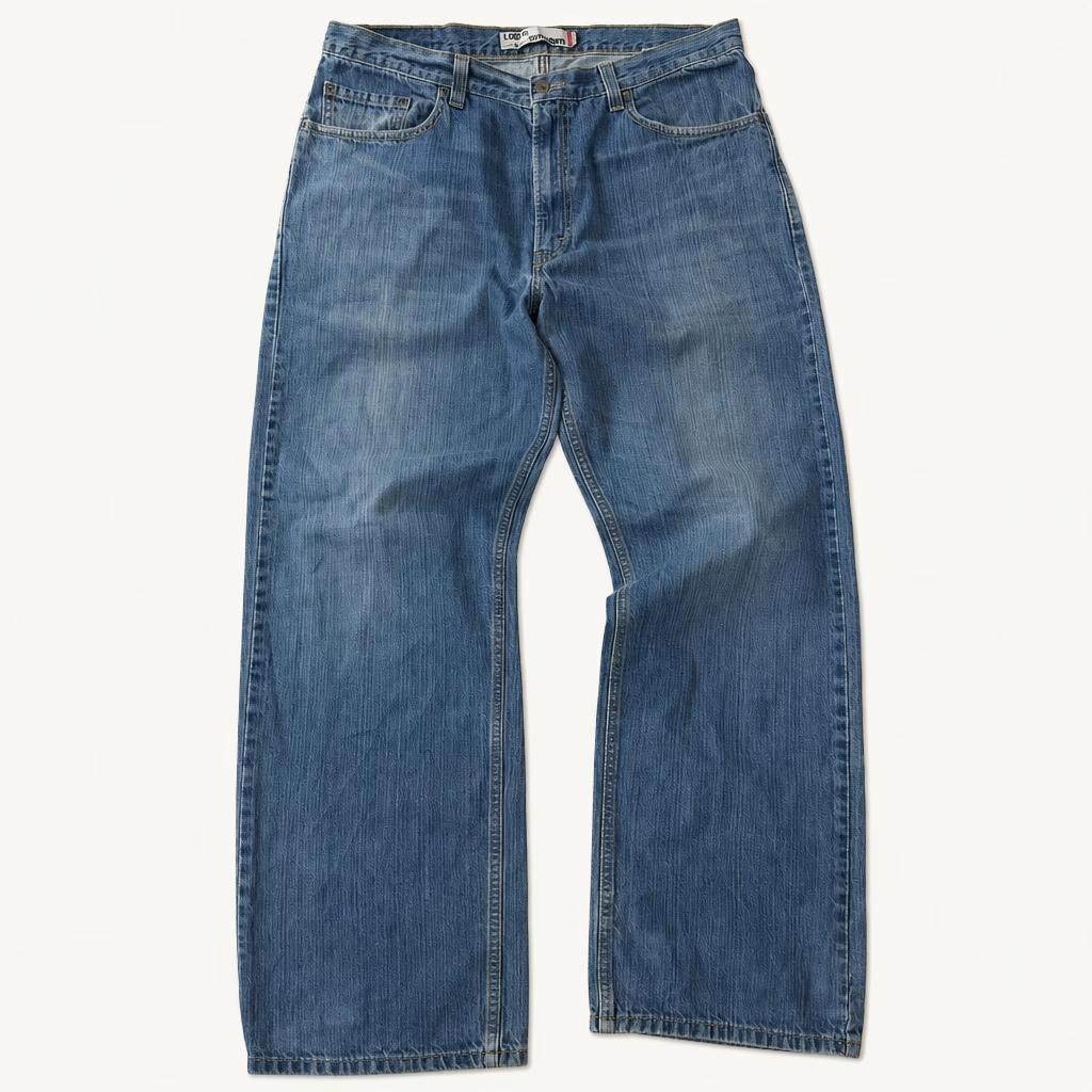 CA654 36 리바이스 569 블랭크탭 00s 루즈 스트레이트 데님 팬츠 바지