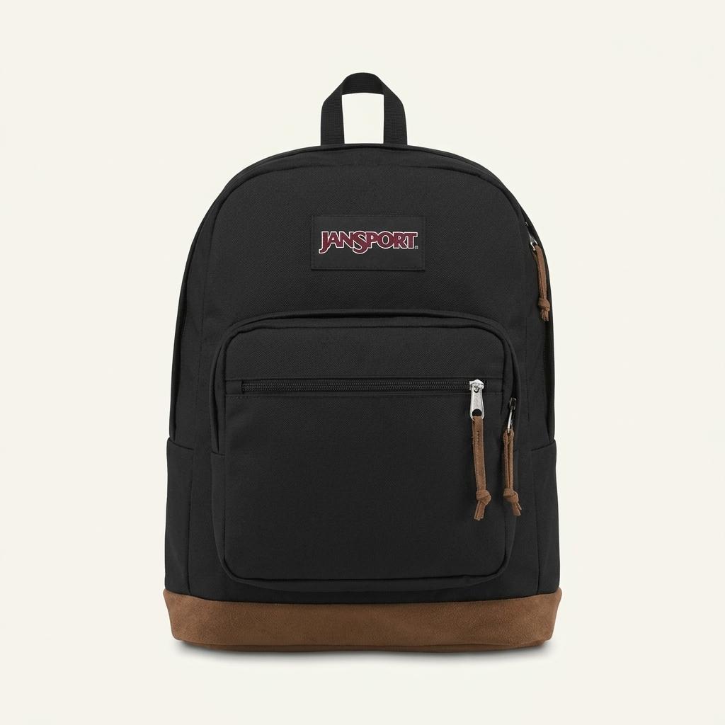 JANSPORT 라이트 팩 블랙 백팩