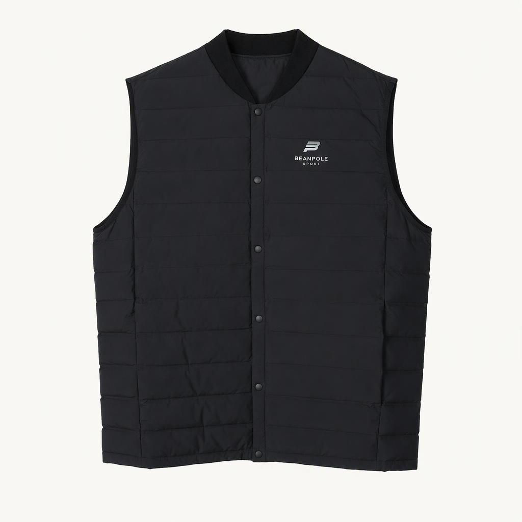 (2XL) 빈폴 패딩 점퍼자켓 빅사이즈 경량 조끼 덕다운-H40016