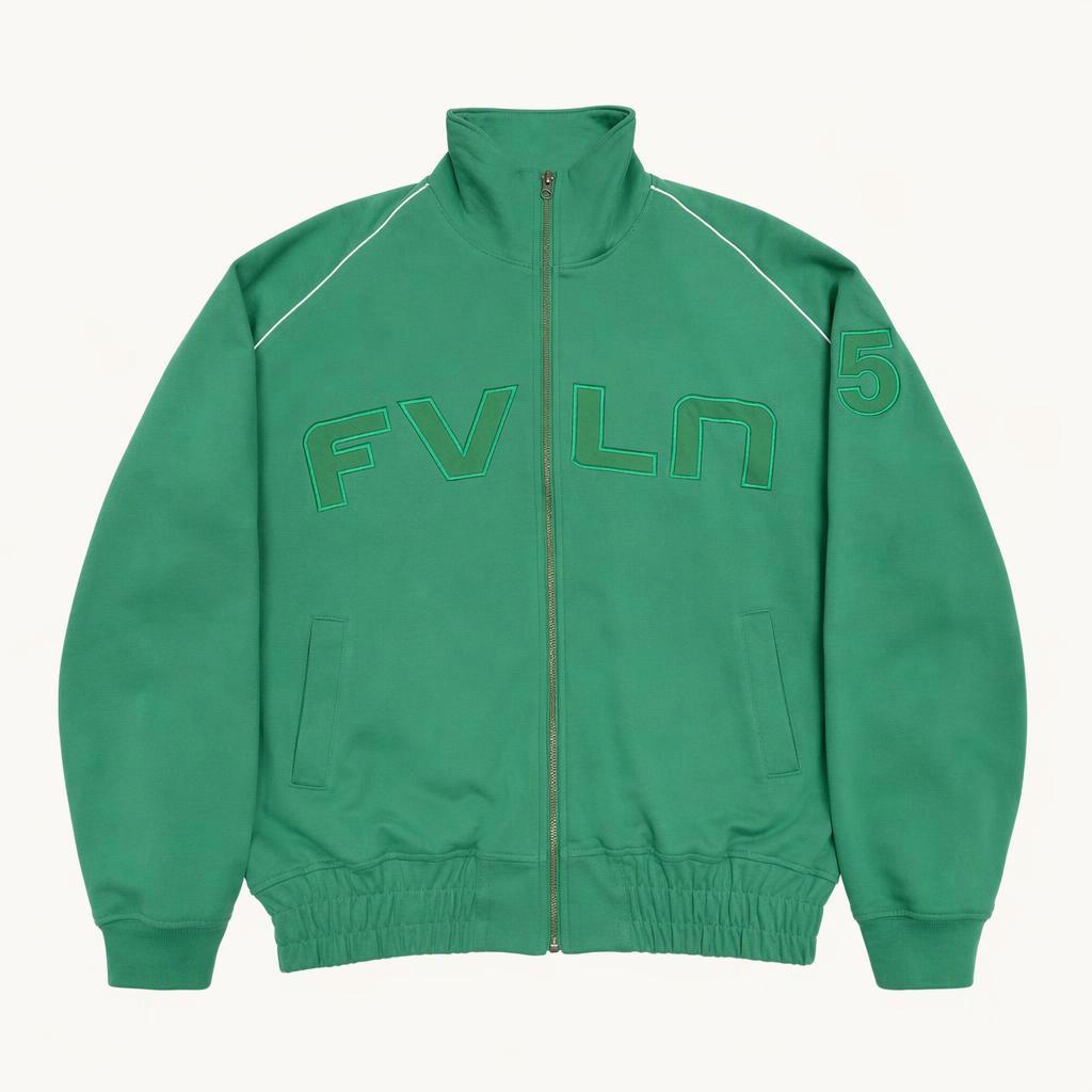 FVLN 풀집업 트랙 재킷 그린