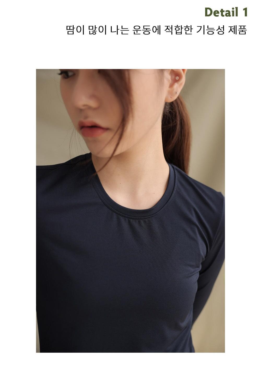 네이비 퍼포먼스 롱슬리브 5