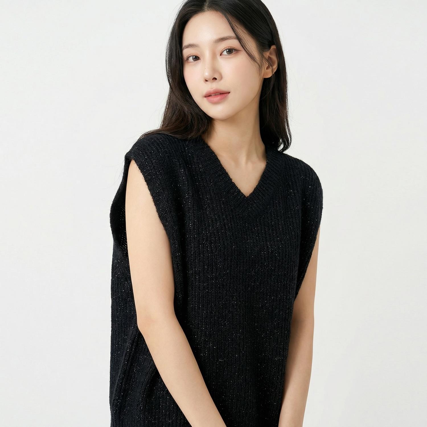 블루브릭 니트조끼 1