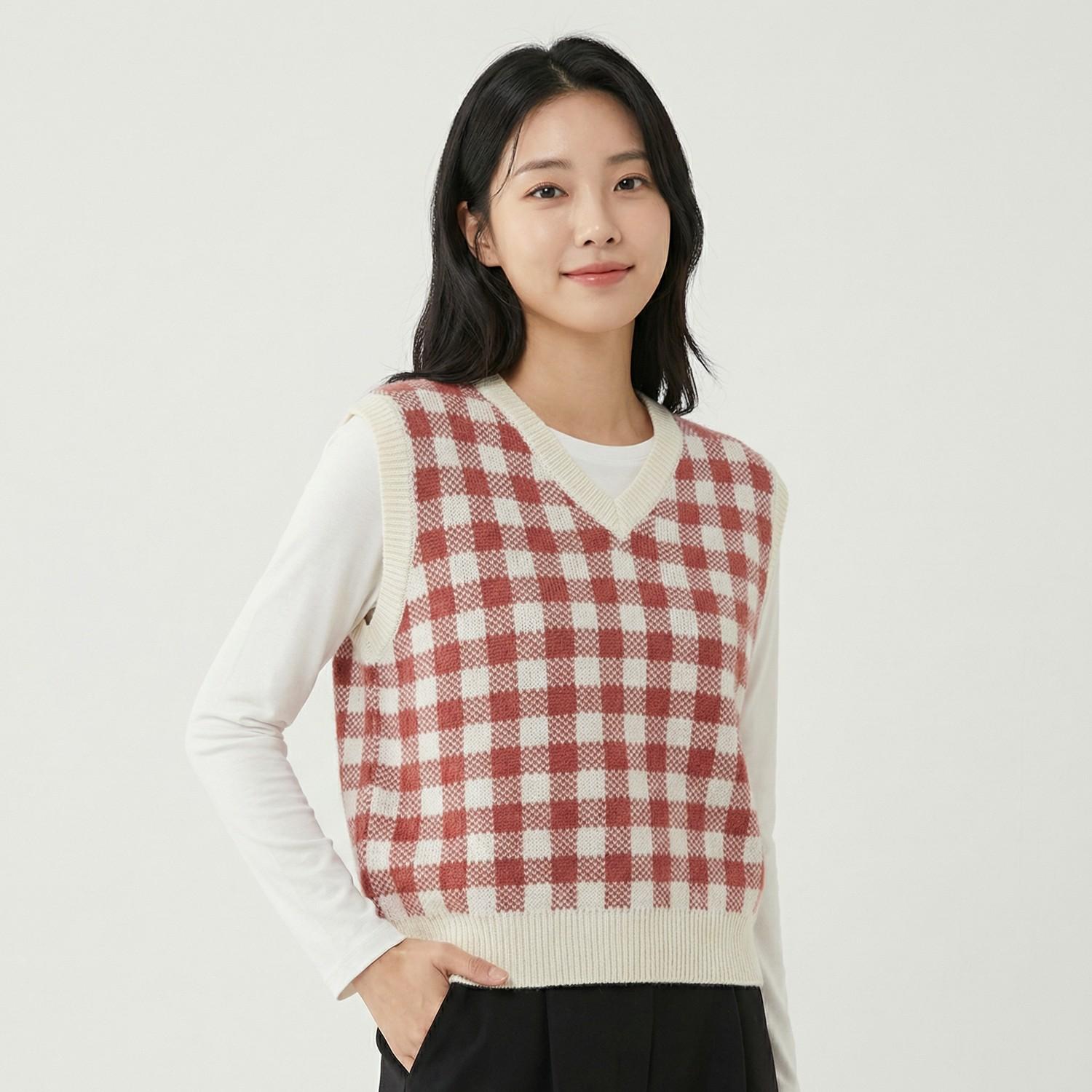 케네스 레이디 니트조끼 1