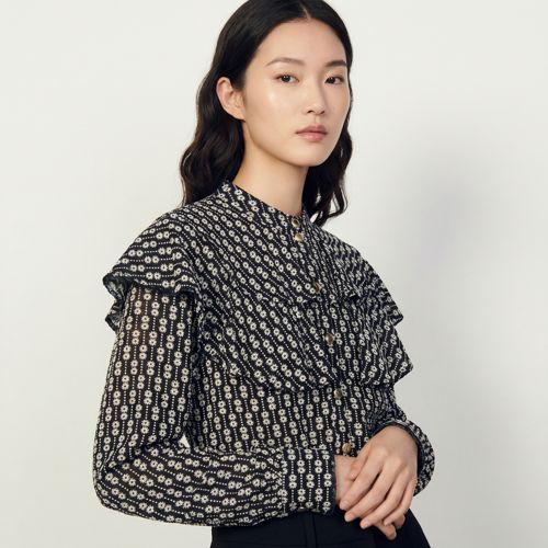 산드로 블라우스