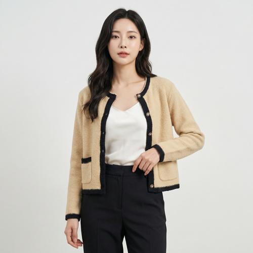 유라고 라운드카디건