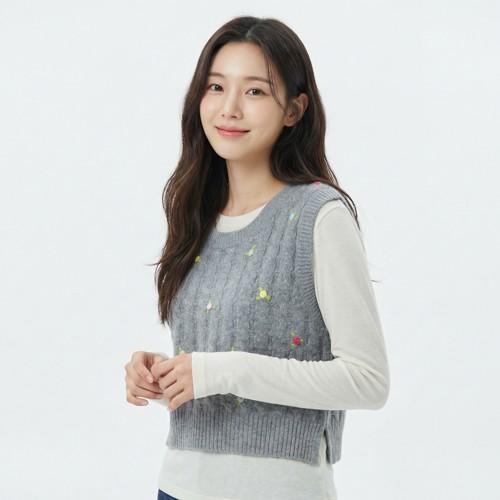 그로브 니트조끼