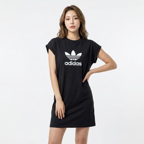 아디다스 미디원피스