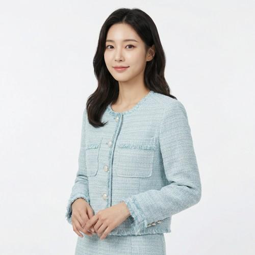 나인 트위드재킷