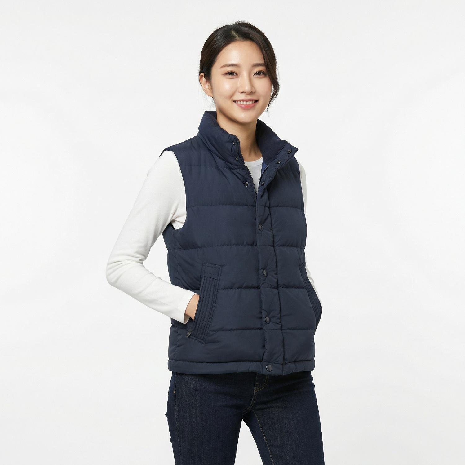 스파오 패딩조끼 1