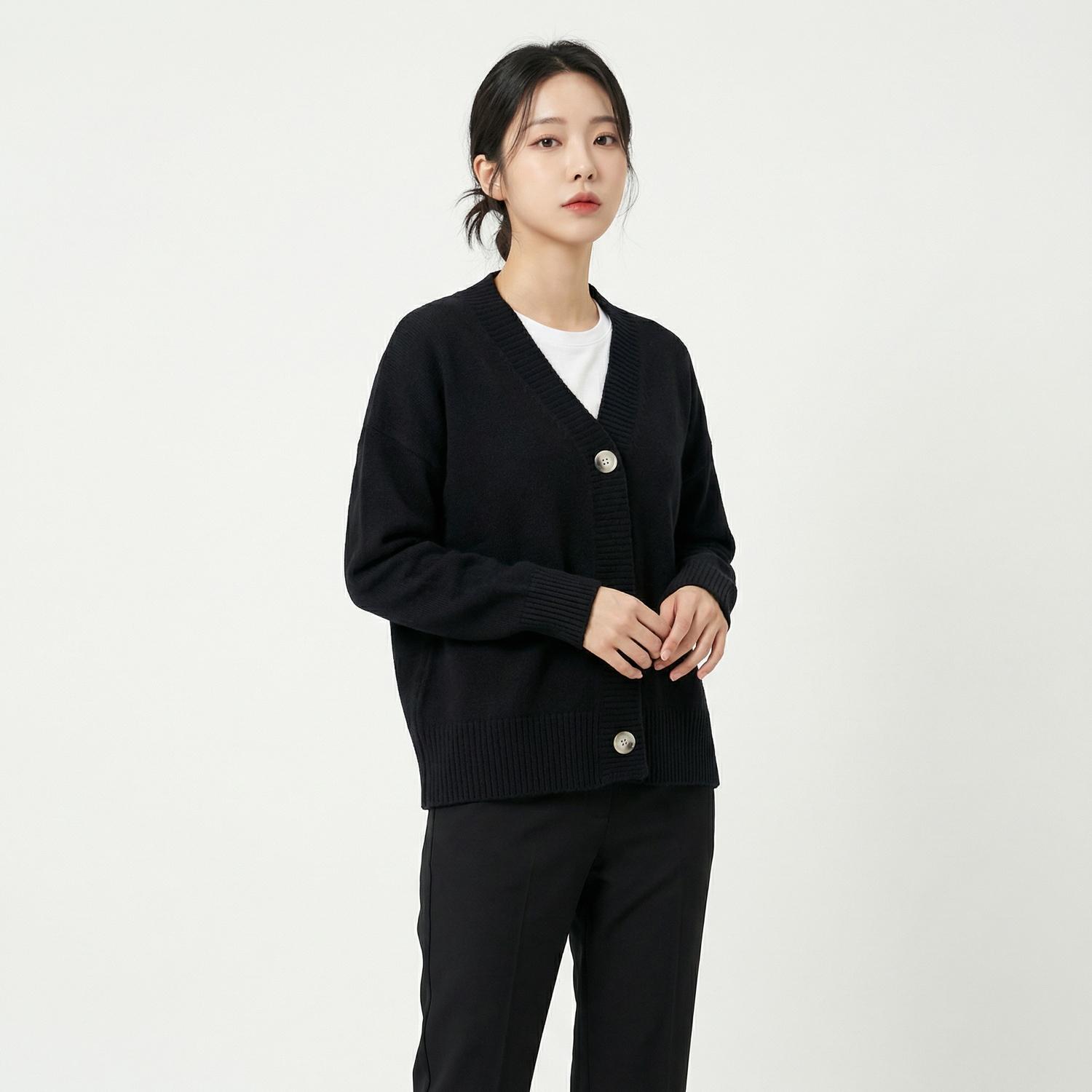 나인 브이넥카디건 1