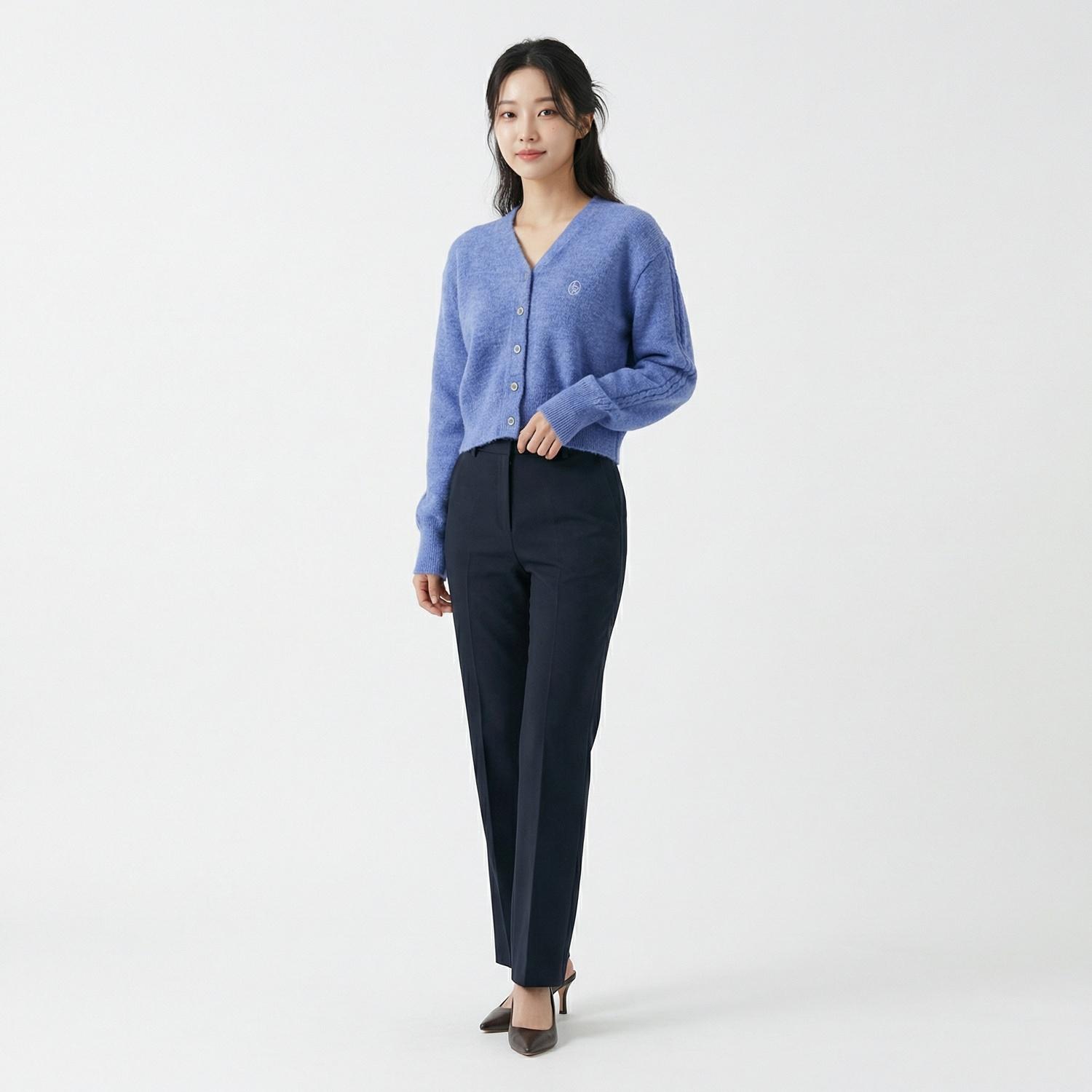 레더리 브이넥카디건 1