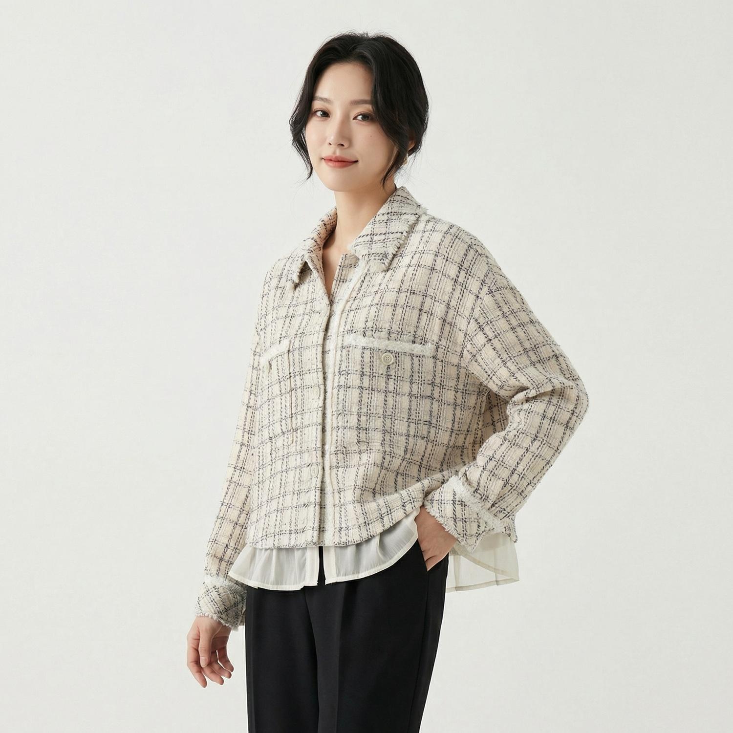 보브 트위드재킷 1