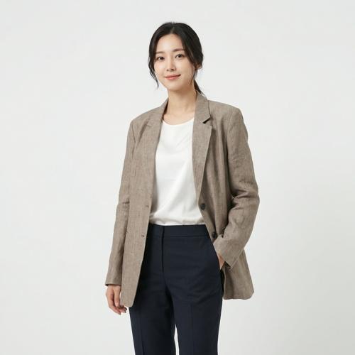 마시모두띠 리넨재킷