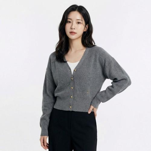 로라로라 브이넥카디건