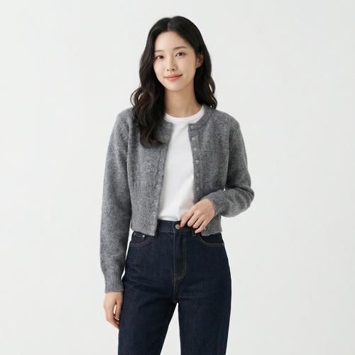 레터프롬문 라운드카디건