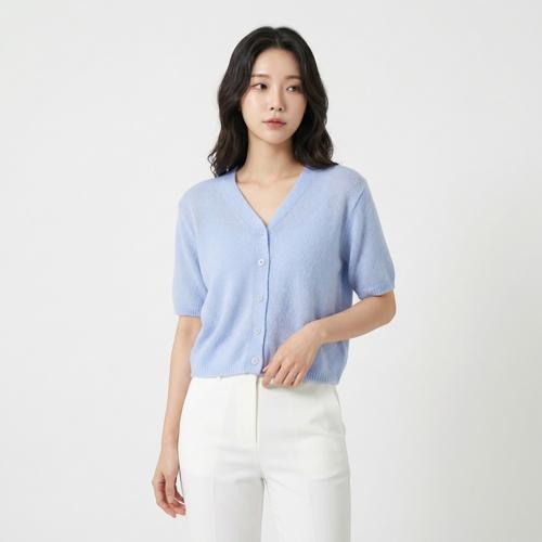 루에브르 브이넥카디건