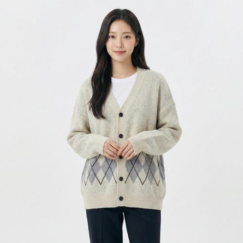 그로브 브이넥카디건