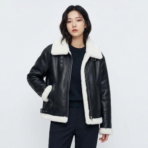 레프트서울 무스탕재킷
