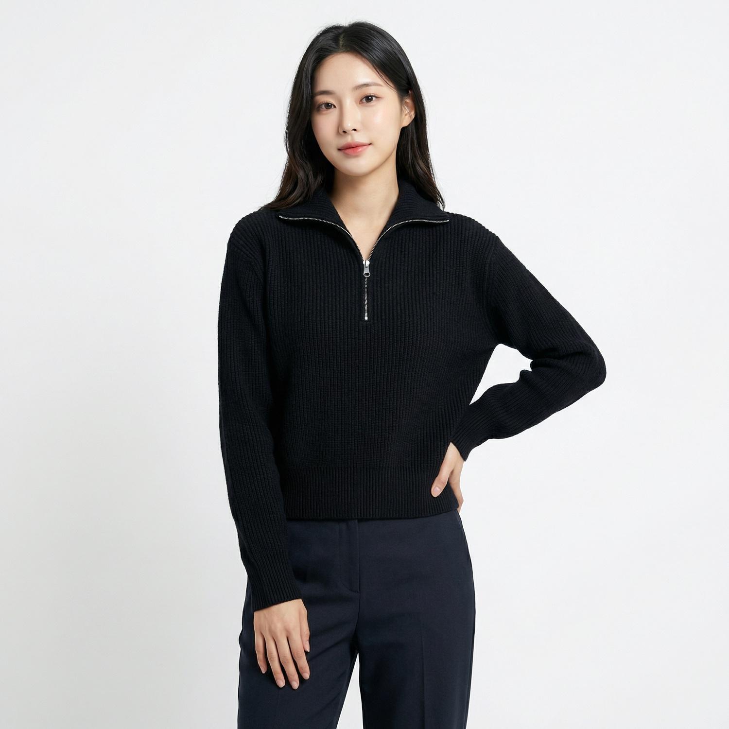 유니클로 x 꼼뜨와 데 꼬또니에 하프집업 1