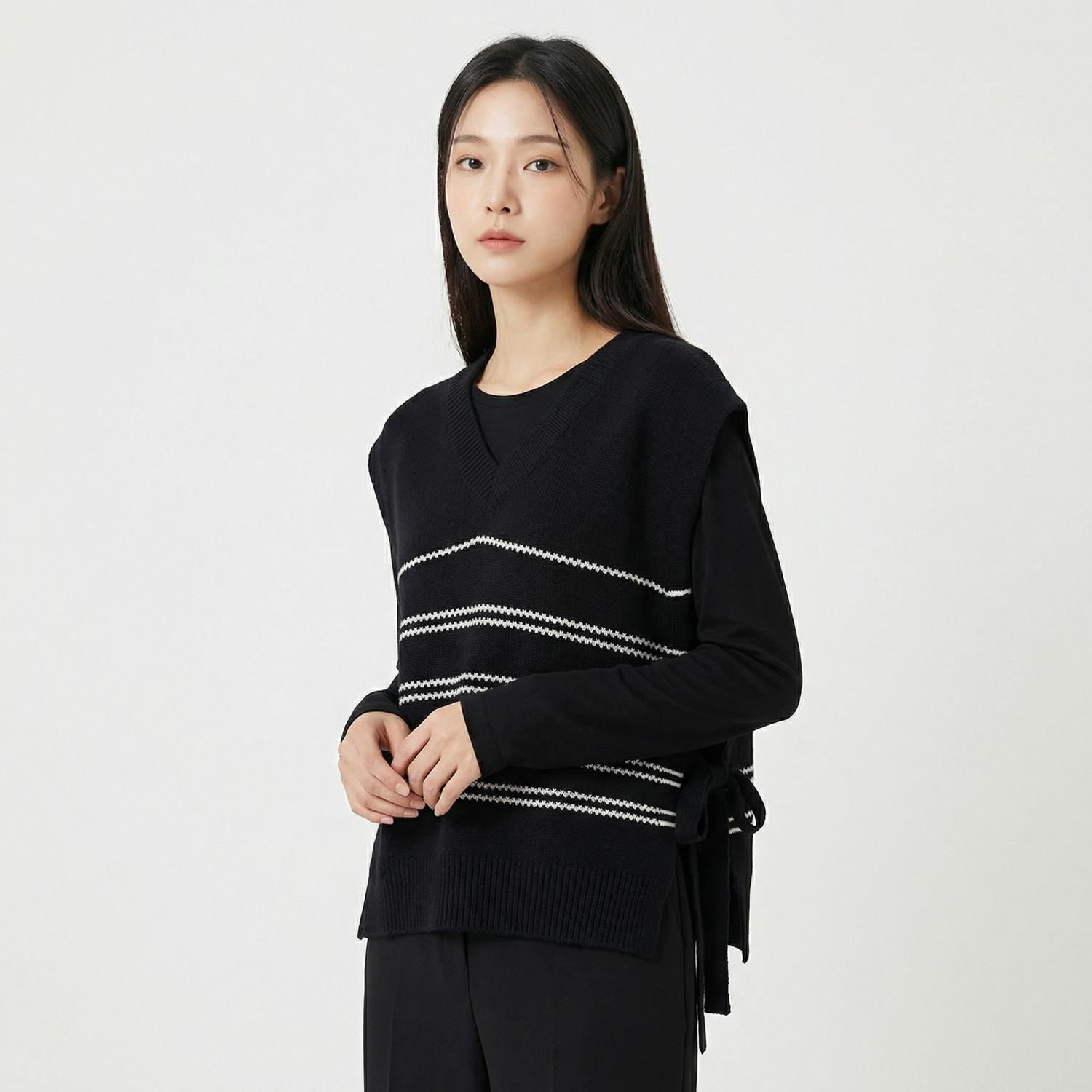 보브 니트조끼 1