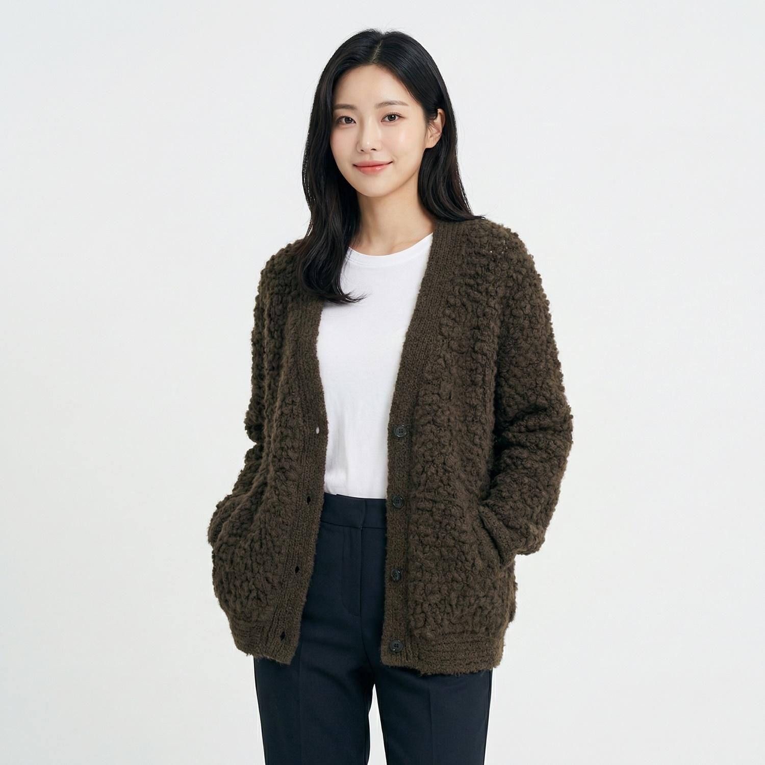 마쥬 브이넥카디건 1