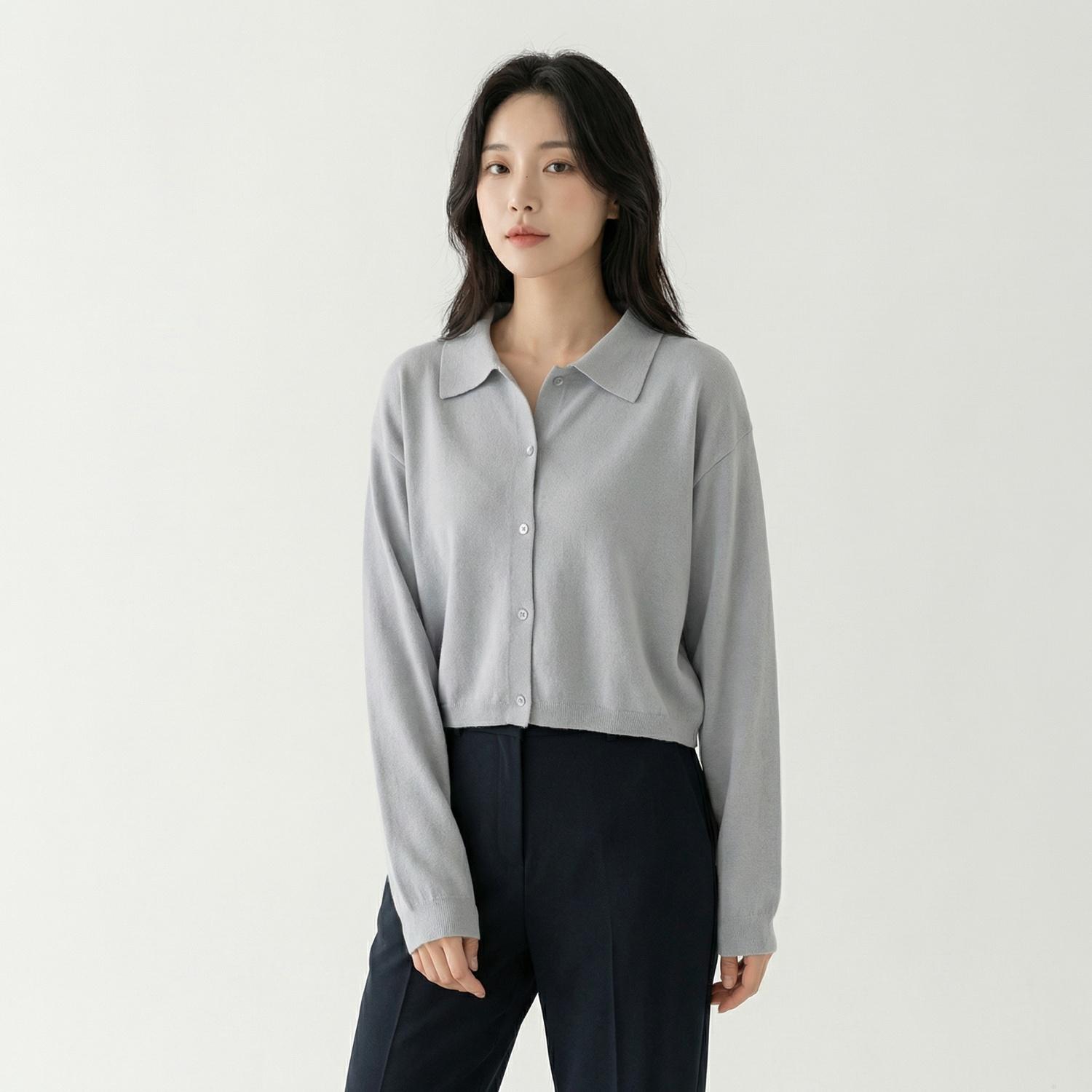 제이청 칼라카디건 1