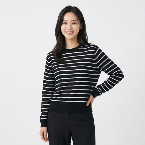 더캐시미어 라운드니트