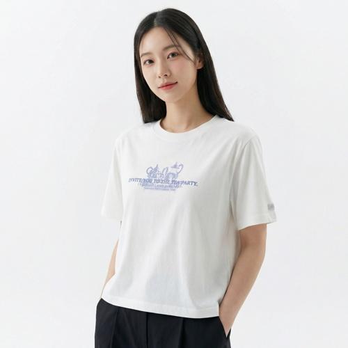 레터프롬문 반팔티셔츠