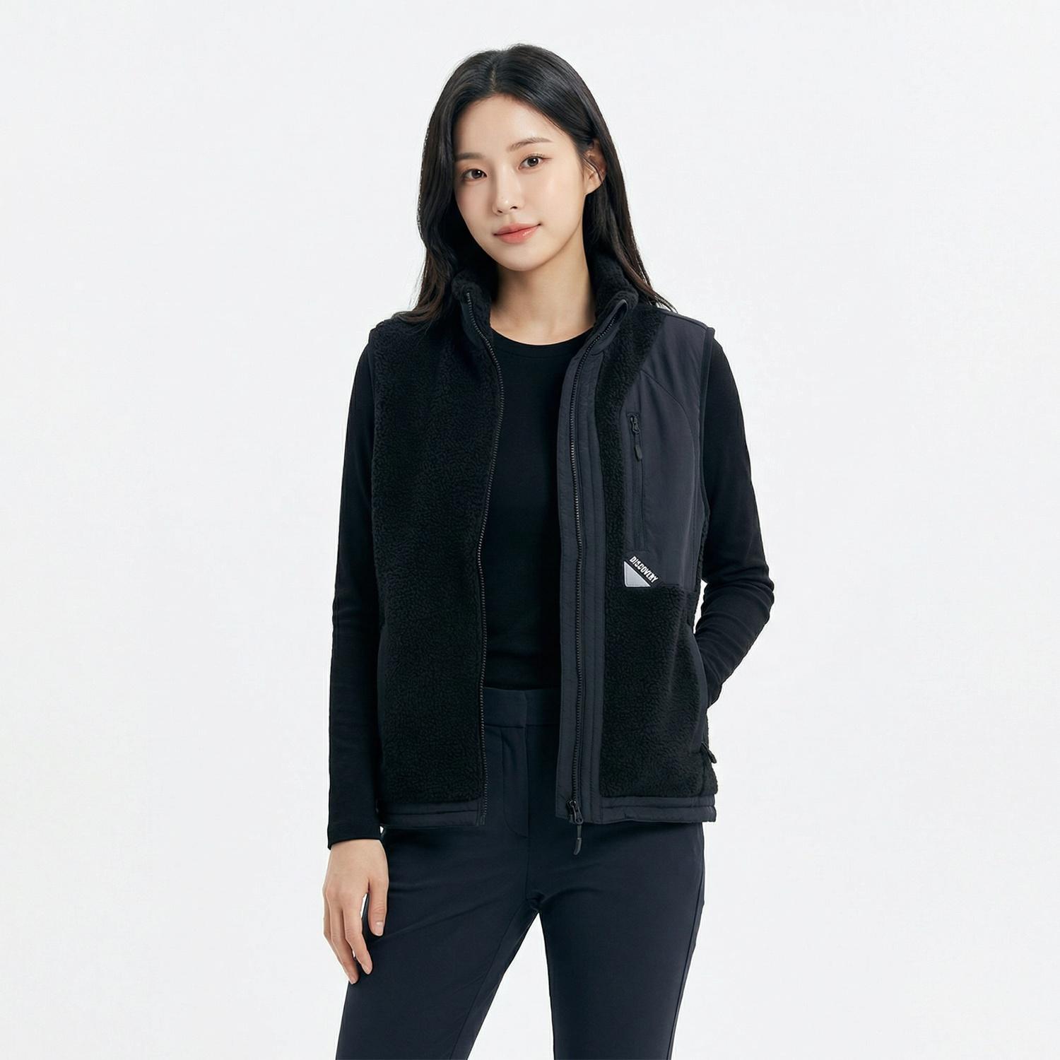 디스커버리 플리스조끼 1